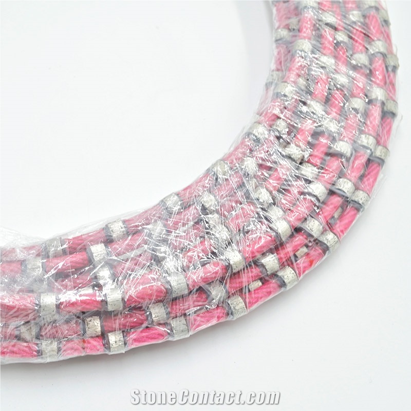 Granite 11.5*40 Mm Diamond Wire Cutting Rope Saw