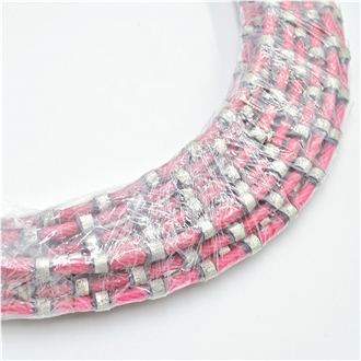 Granite 11.5*40 Mm Diamond Wire Cutting Rope Saw