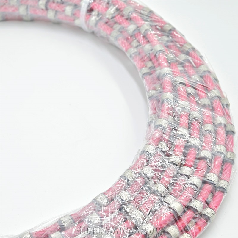 Granite 11.5*40 Mm Diamond Wire Cutting Rope Saw