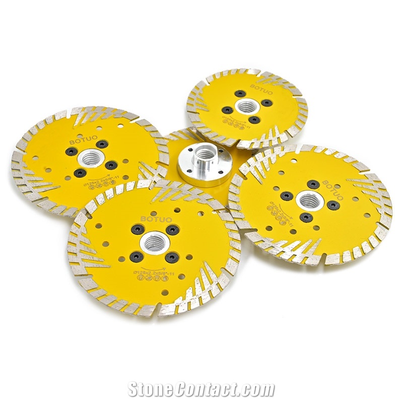 Protective Teeth Turbo Saw Blade For Tiles Cutting Machine