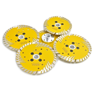 Protective Teeth Turbo Saw Blade For Tiles Cutting Machine