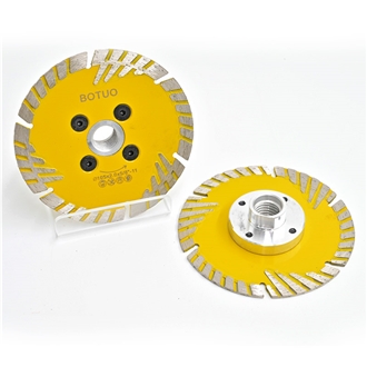 Protective Teeth Turbo Saw Blade For Tiles Cutting Machine