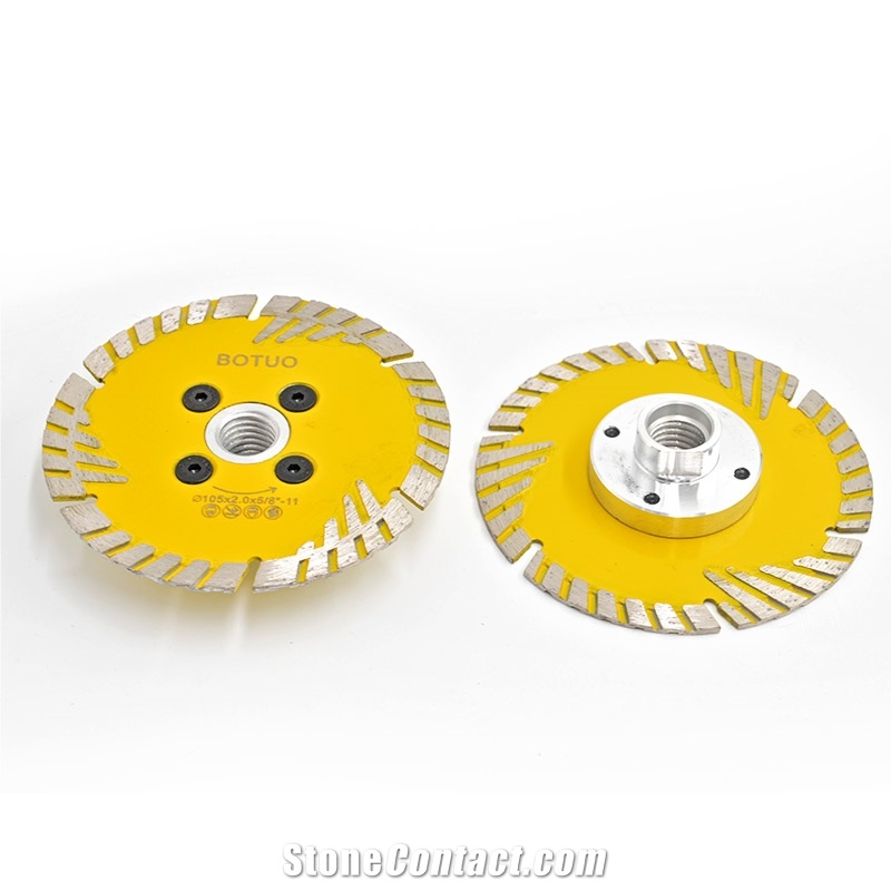 Protective Teeth Turbo Saw Blade For Tiles Cutting Machine