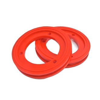PU Rubber Pulley Wheel Rope Sawing Machine Wire Saw Wheel