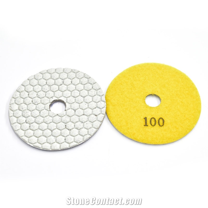 Resin Diamond Polishing Pads 4 Inch Concrete Grinder