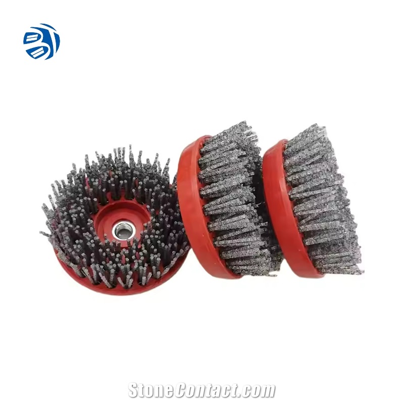 Silicon Carbide Abrasive Brush Sets High Density Brush