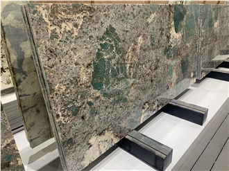 Amazonita Green Quartzite Bathroom Countertop Vanity Top