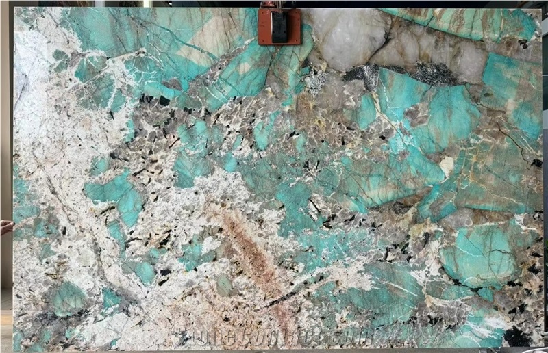 Amazonita Green Quartzite Bathroom Countertop Vanity Top