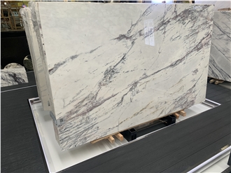 Chanel Lilac Incense Plum Marble Slabs For Decoration