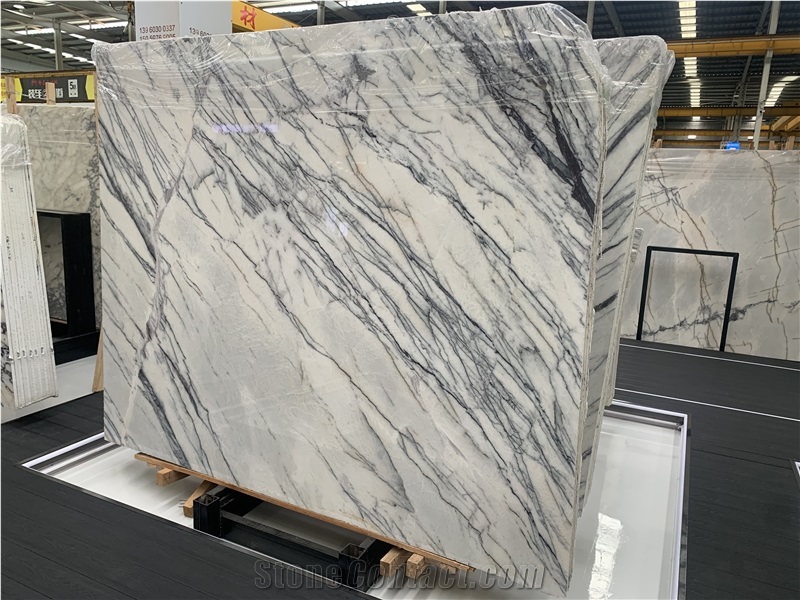 Chanel Lilac Incense Plum Marble Slabs For Decoration