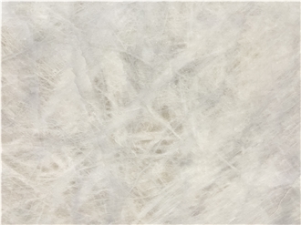 Crytal Albino White Quartzite Slabs For Wall