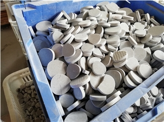Natural Stone Tumbled Bubble Round Style Mosaic Tiles