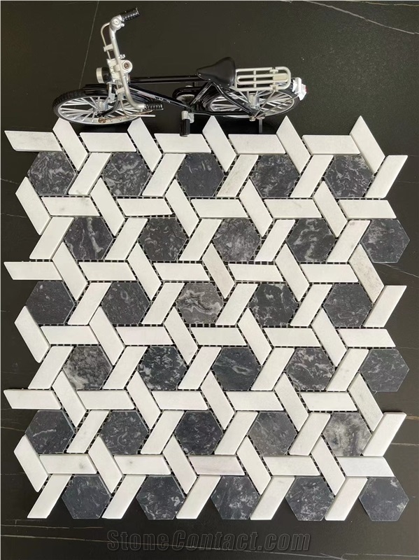 New Arrival Natural Stone Basket Weave Mosaic Tiles