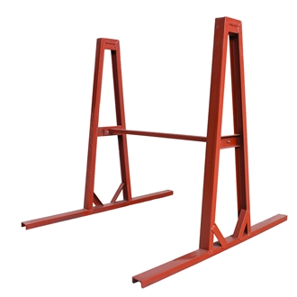 A Frame Storage Racks With Crossbar Groove Down VS A Frame Storage Racks With Crossbar Groove Down VS