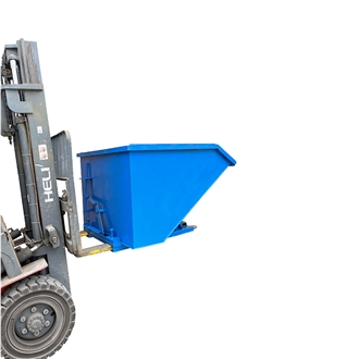 Blue Collapsible Dumpster Bin By Forklift M