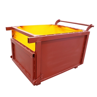Collapsible Dumpster Bin 3 4 Sides Iron Rod