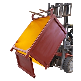 Collapsible Dumpster Bin 3 4 Sides Iron Rod