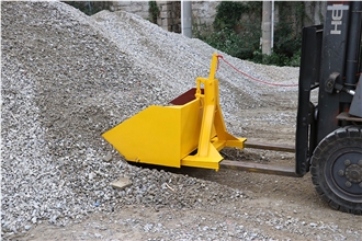 Collapsible Dumpster Bin Semi Automatic With Spade J