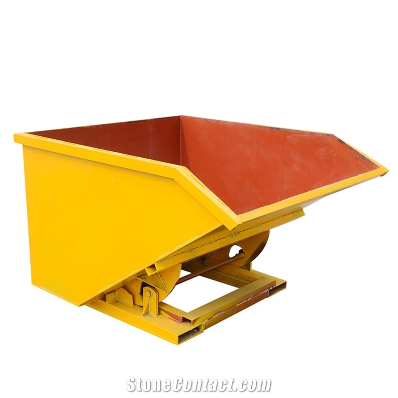 Collapsible Dumpster Bin Used By Forklift L