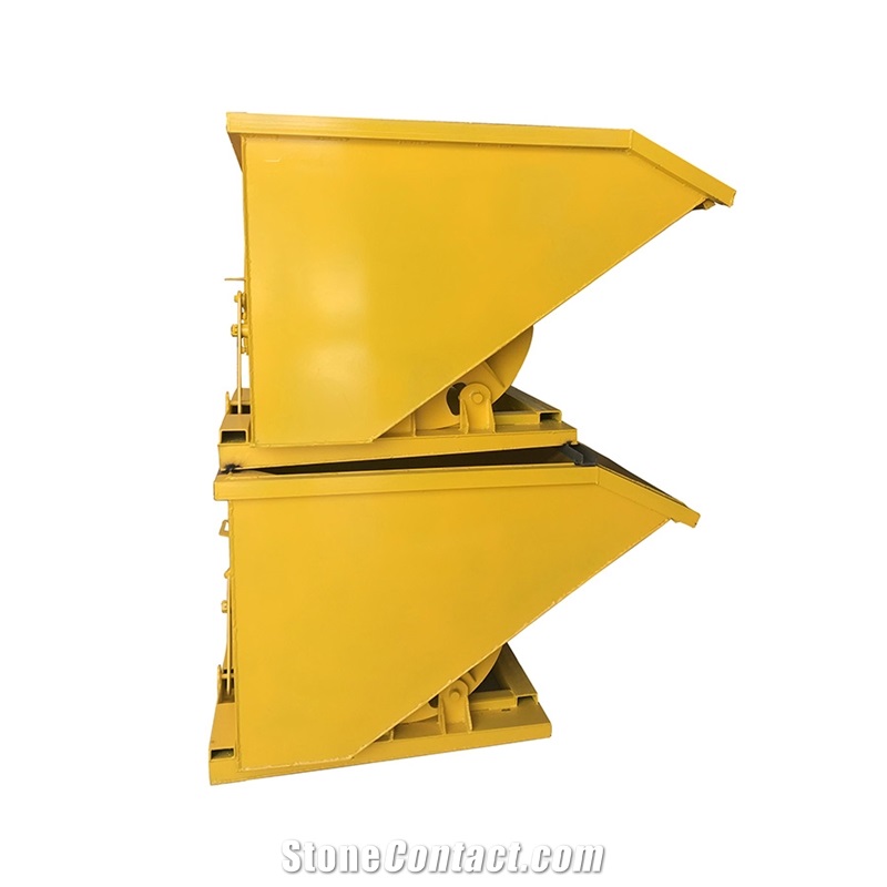 Collapsible Dumpster Bin Used By Forklift L