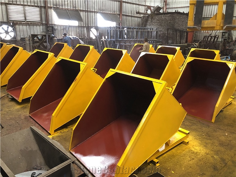 Collapsible Dumpster Bin Used By Forklift L