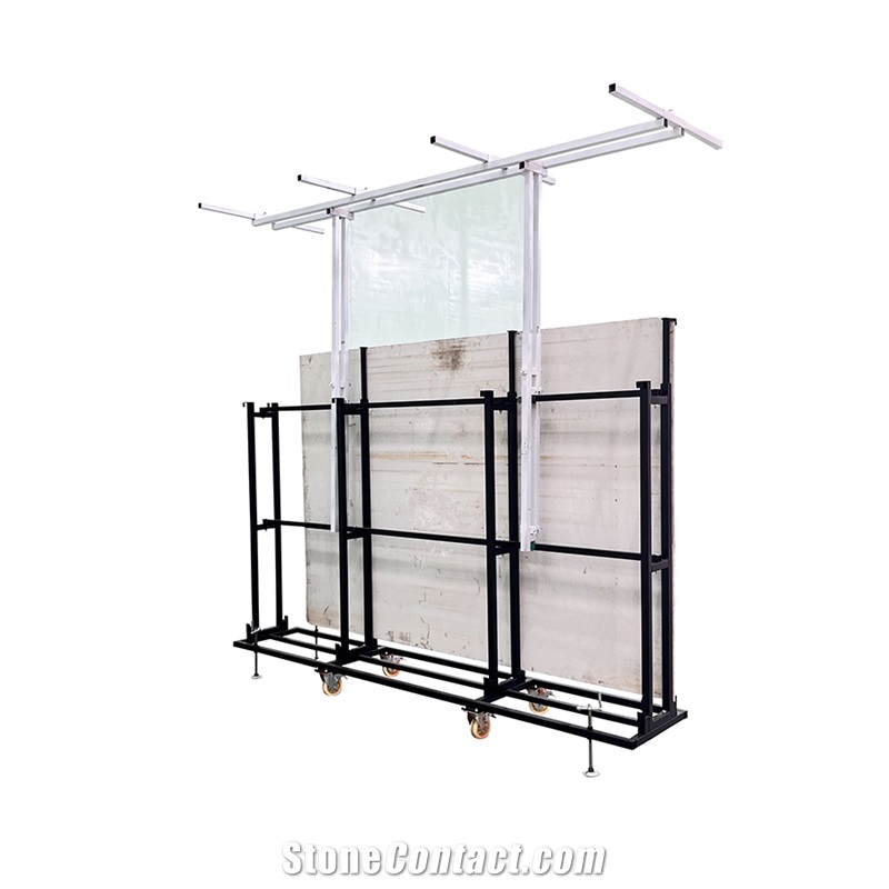 Display Stand Racks With Wheel With Light C