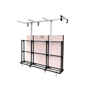 Display Stand Racks With Wheel With Light C
