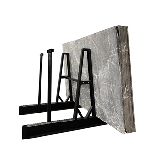 H Steel A Frame Storage Racks With Safety Pole Double Sided