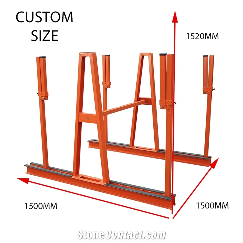 Slab Rack With A Frame Storage Racks With Safety Pole M