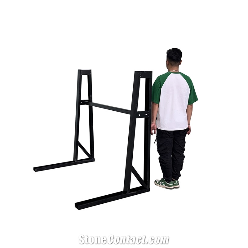 Steel 10# Single Sided A Frame Storage Rack Groove Up W