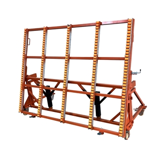 Stone Working Table Slab Transport Cart Directional Wheel