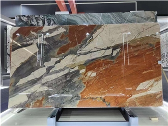Breche Fantastique Marble Slabs For Decor Design Application