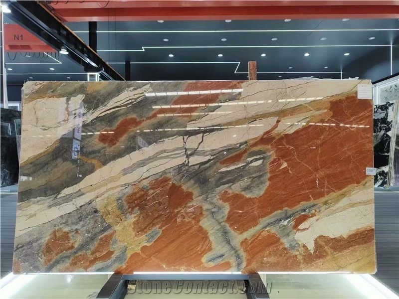 Breche Fantastique Marble Slabs For Decor Design Application