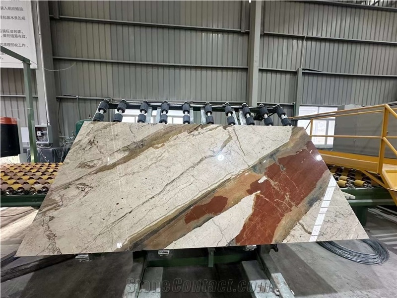Breche Fantastique Marble Slabs For Decor Design Application