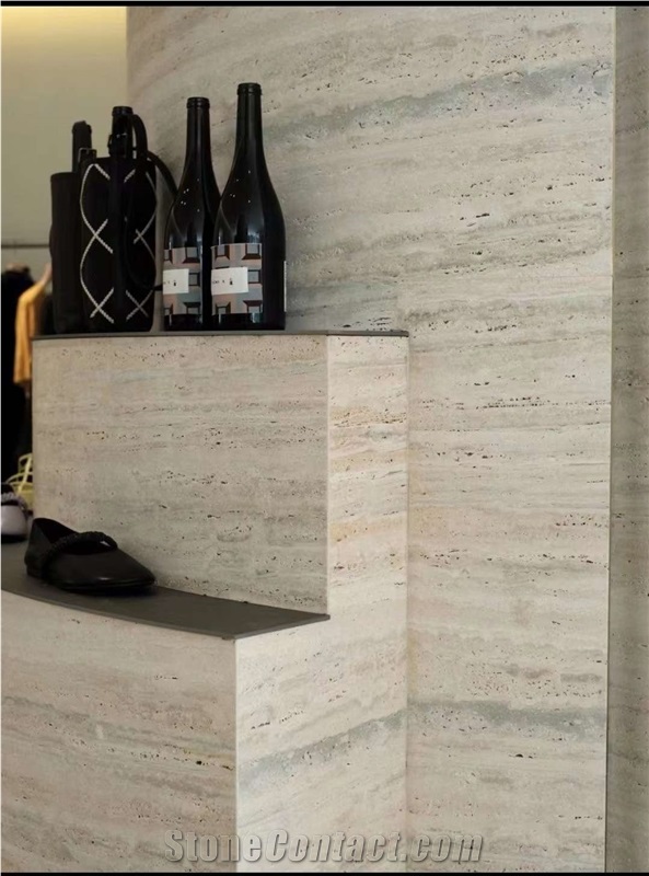 Ocean Blue Travertine Slabs For For Wall And Floor