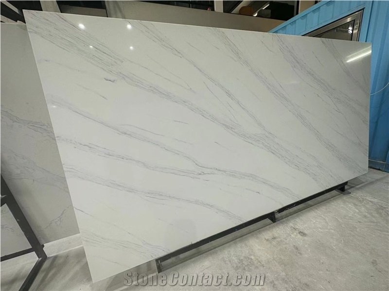 Artificial Stone White Quartz Slabs Supplier In China
