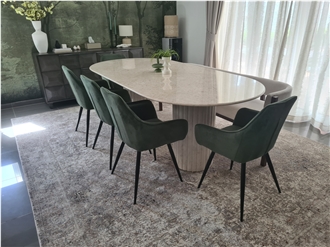 Artemis Beige Marble Table Top
