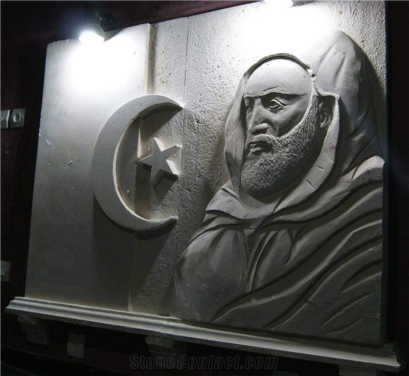 Oman Beige Marble Hand Carving Crafts
