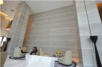 China White Wood Grain Marble Slabs And Tiles