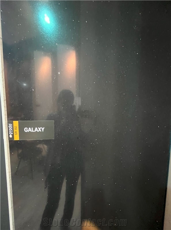 Grado GR - 302 Black Galaxy Quartz Slabs