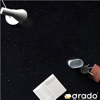 Grado GR - 302 Black Galaxy Quartz Slabs