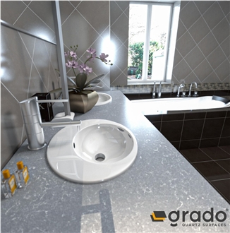Grado GR-406 Atlantis Quartz Kitchen Countertops