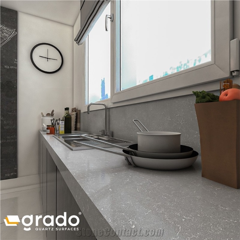 Grado GR-406 Atlantis Quartz Kitchen Countertops