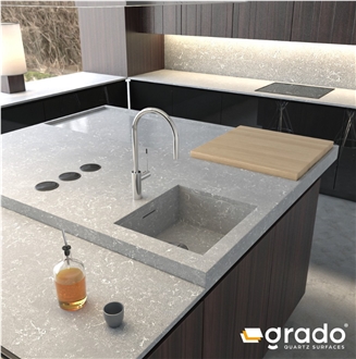Grado GR-406 Atlantis Quartz Kitchen Countertops