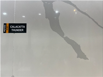 Grado Quartz GR-601 - Calacatta Thunder Quartz Slabs