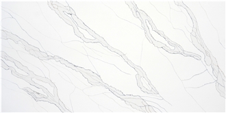 Calacatta Blanca Quartz Slabs From Vietnam Factory
