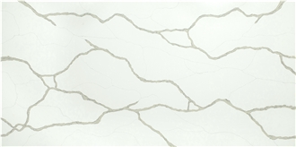 Calacatta Classic Quartz Slabs From Vietnam Factory