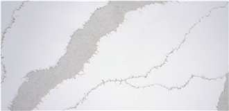 Calacatta Idillio Quartz Slabs From Vietnam Factory
