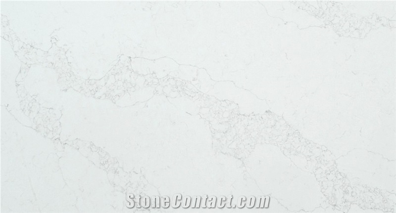 Calacatta Nova Quartz Slabs From Vietnam