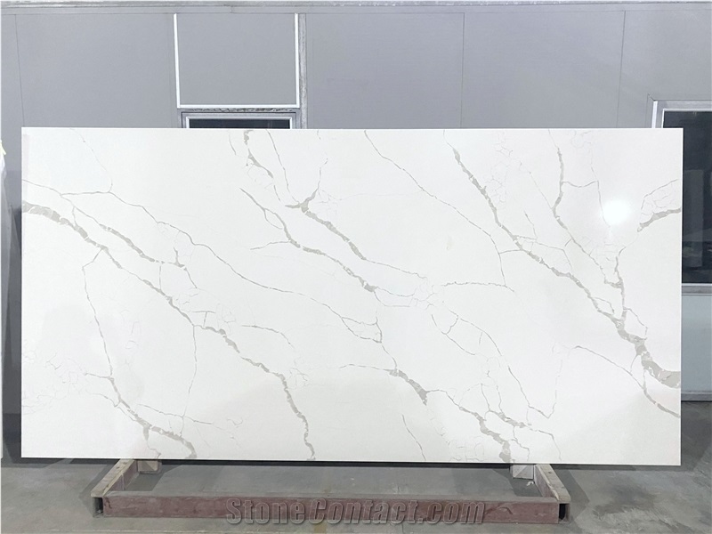 Calacatta Vega - Laza Quartz Slabs From Vietnam